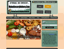 Tablet Screenshot of mainegrocerydelivery.com